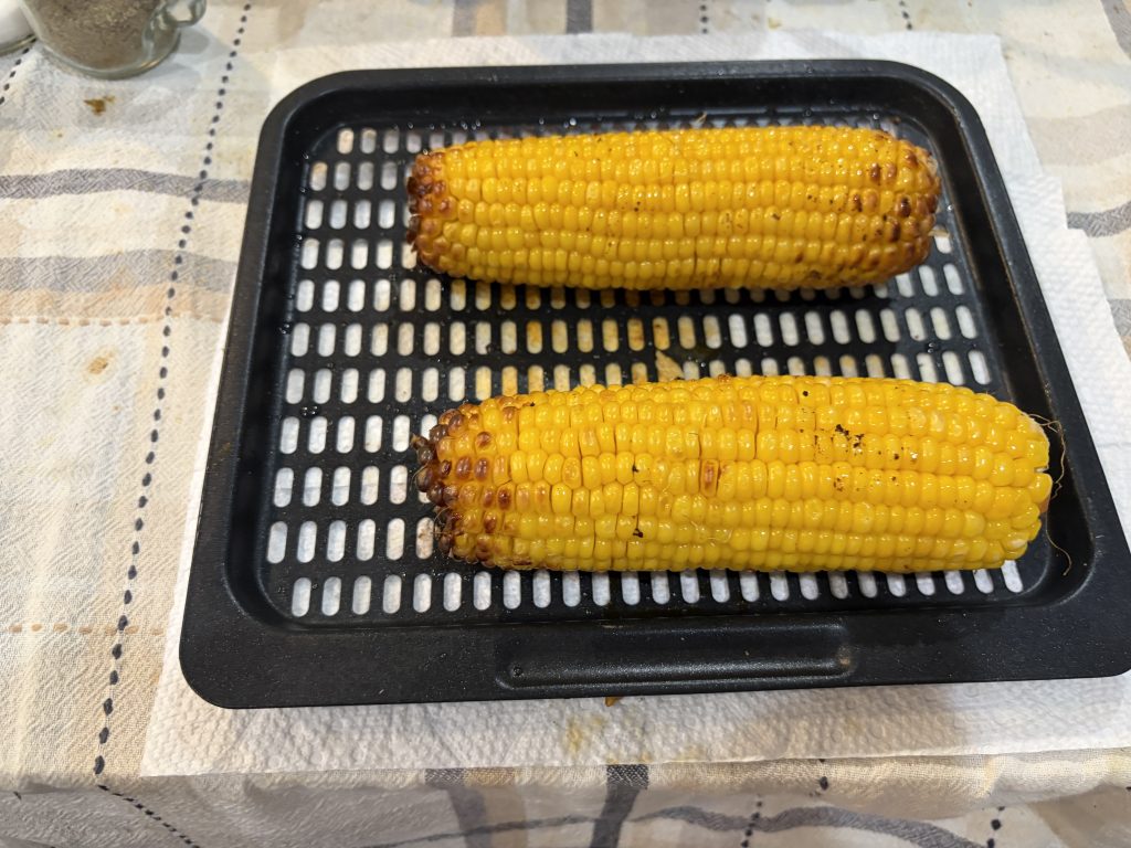 Air Fryer Frozen Corn on the Cob