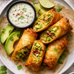 Avocado egg rolls