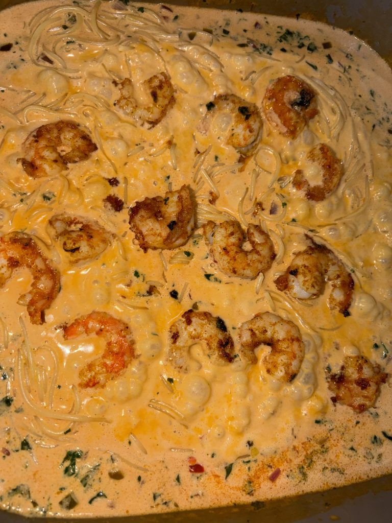 Cajun Shrimp Pasta Pan