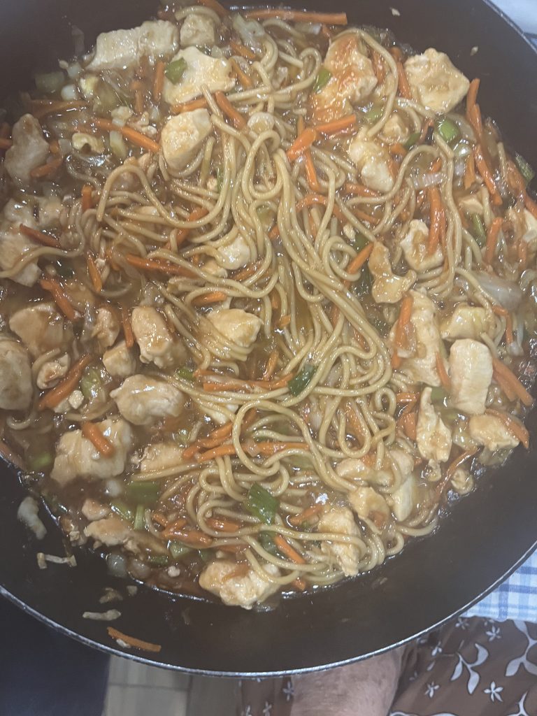 Chicken Chow Mein with Chow Mein Sauce