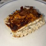 Chicken with bacon lasagna