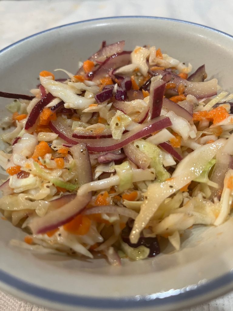 Vinegar Coleslaw (NO MAYO)