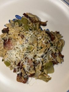Creamy Carbonara Orzo