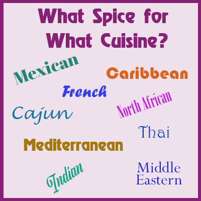 What Spices for What Cuisine?