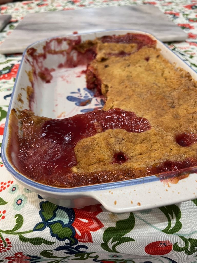 Cherry-pineapple dump cake