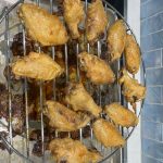 Cooked chicken wings