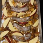 Oktoberfest sheet pan brats