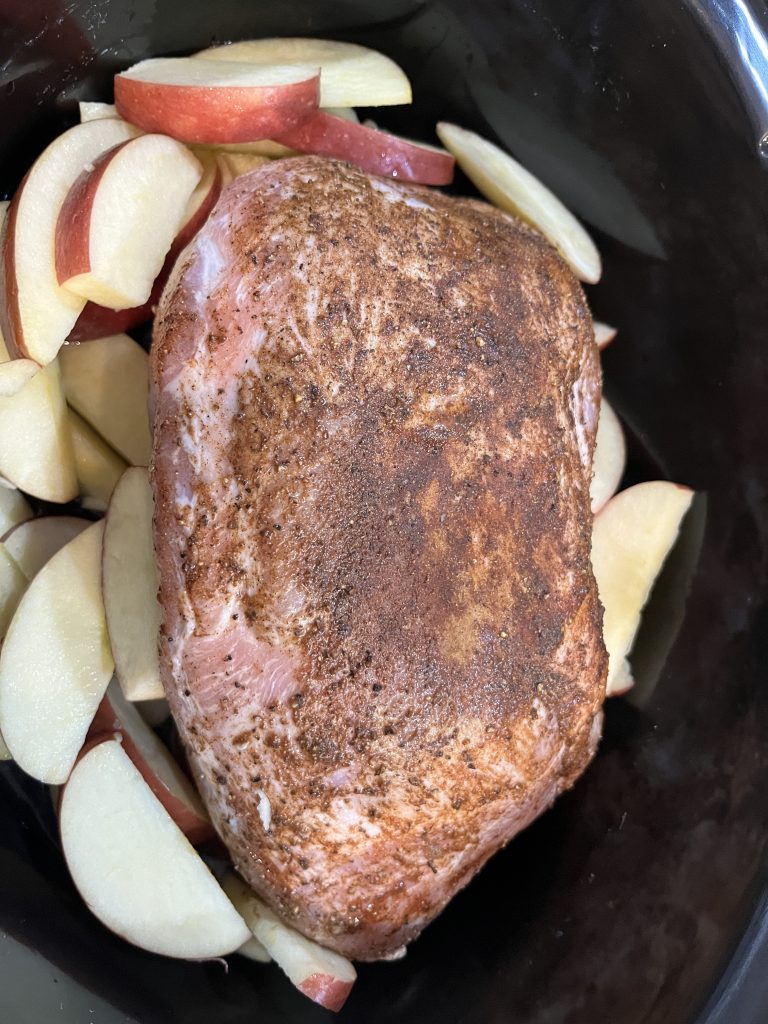 Roasted Pork Loin with Apples and Cinnamon