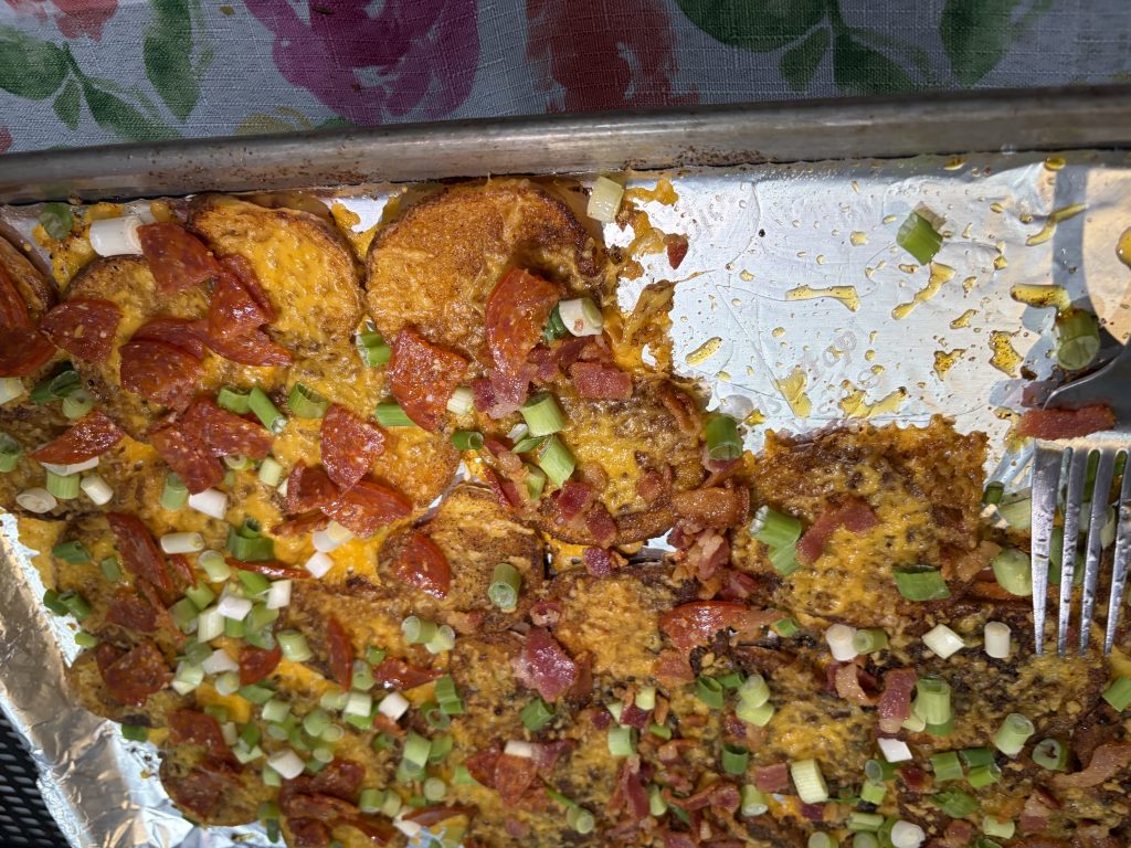 Potato Slices with Bacon