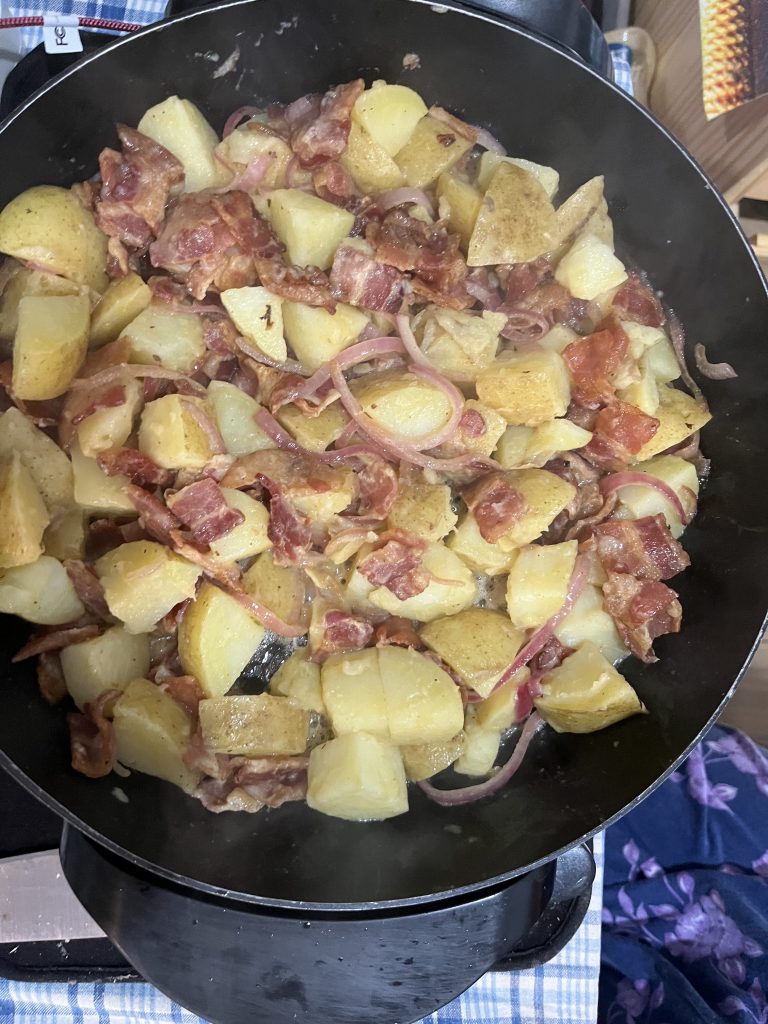 Bacon Honey Mustard Potato Salad