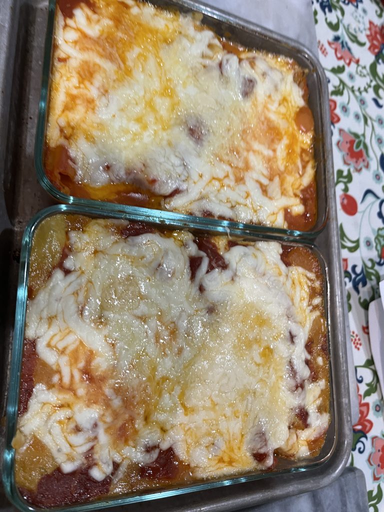 Sausage Manicotti Bake