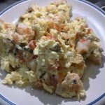 Scrambled Eggs with Shrimp Tex-Mex