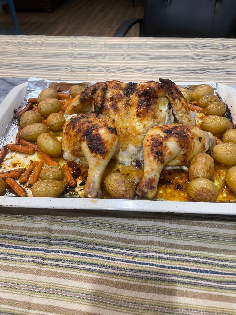 Roasted Spatchcocked (Butterflied) Chicken