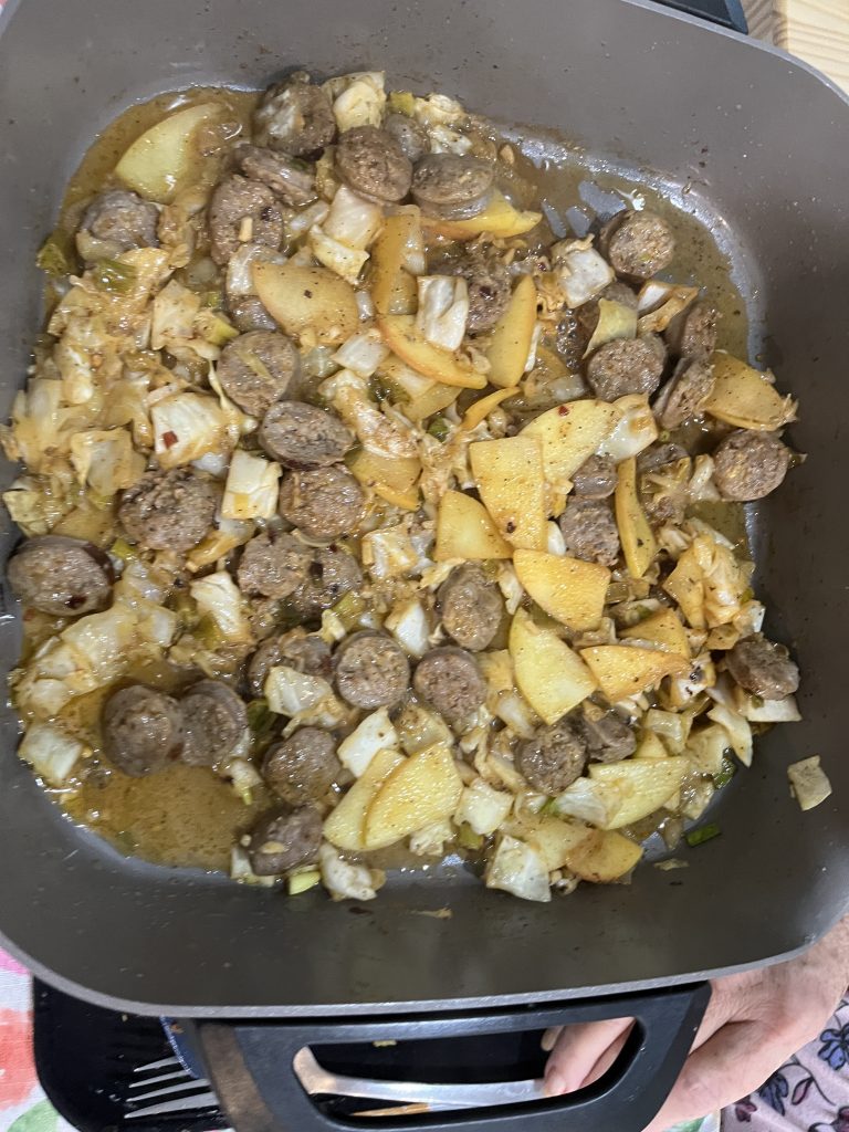 Cajun Cabbage Skillet