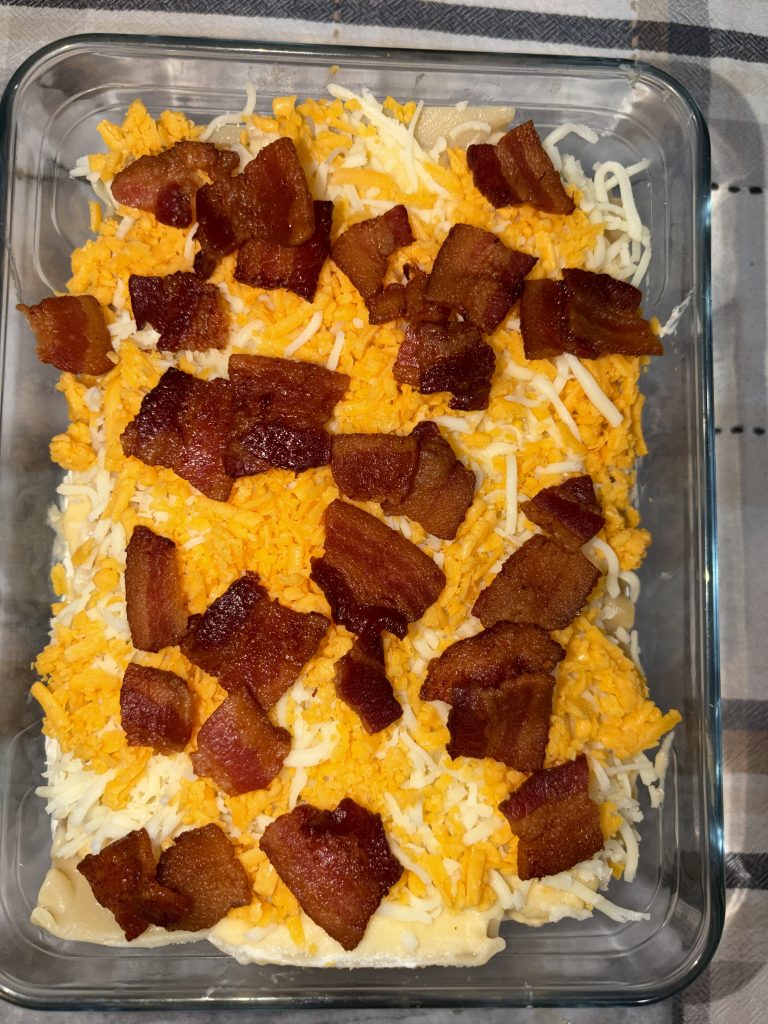 chicken with bacon lasagna