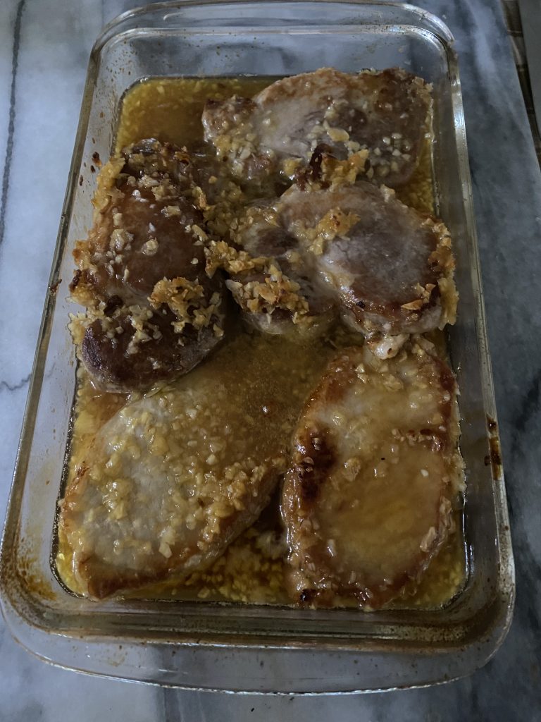 Honey Garlic Pork Chops