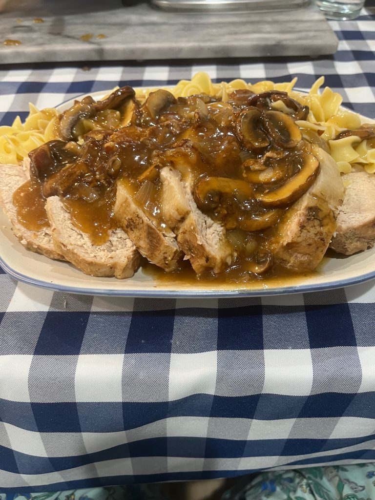 Slow Cooker Smothered Pork Chops