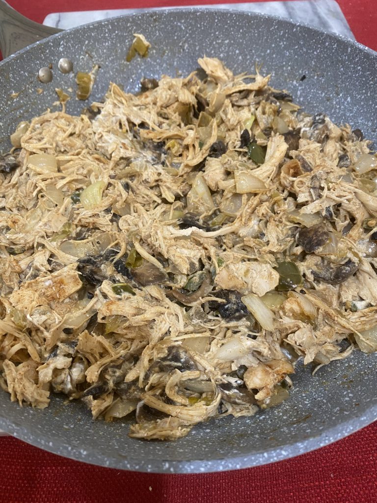 Sour Cream Chicken Enchiladas