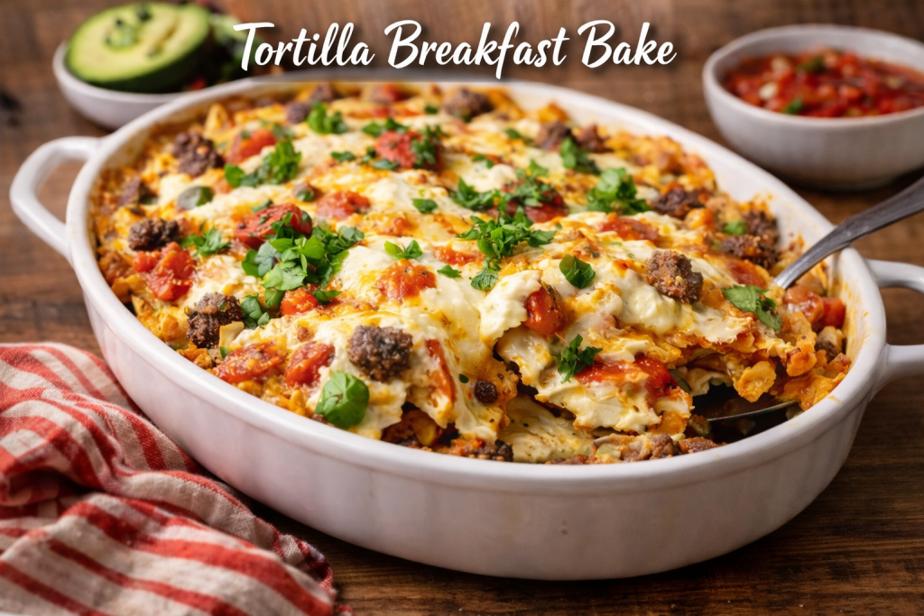 tortilla breakfast bake